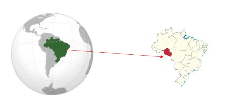 Mappa Rondonia